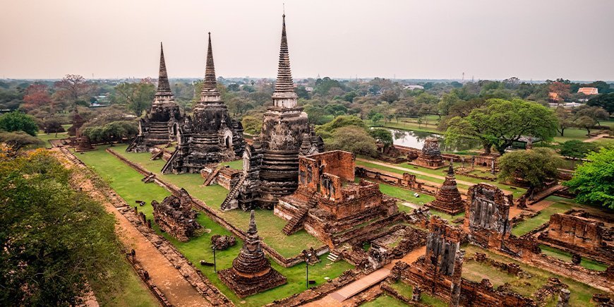 Wat Phra Si Sanphet tempel in Ayutthaya