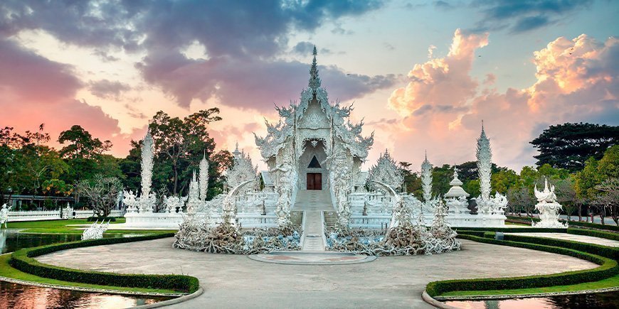 De Witte Tempel in Chiang Rai