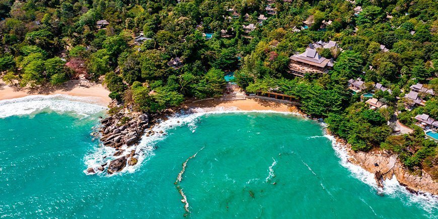 Thong Nai Pan strand op Koh Phangan