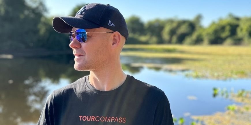 TourCompass CEO Claus in Pantanal