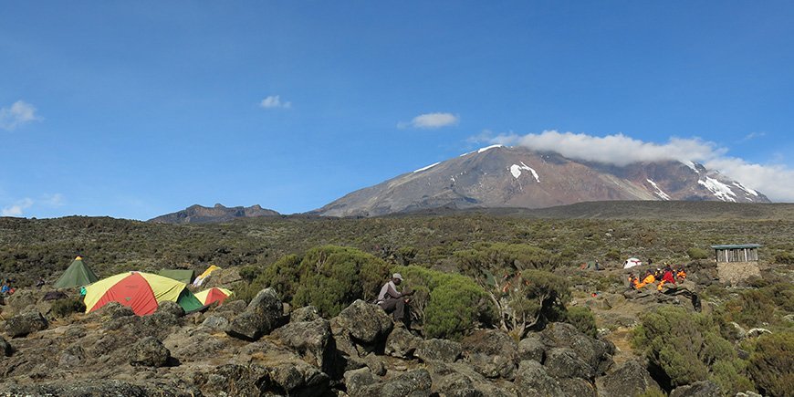 Kilimanjaro in augustus