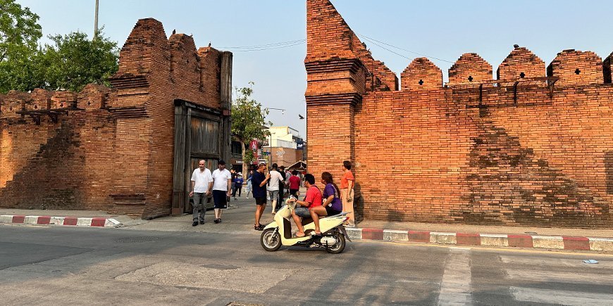 Tha Phae Gate in Chiang Mai