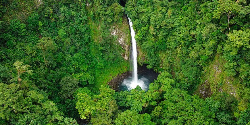 La Fortuna waterval in Costa Rica