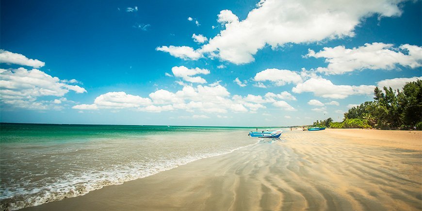 Strand in Trincomalee, Sri Lanka