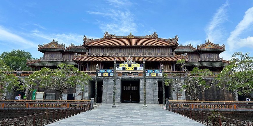 Keizerstad in Hué in Vietnam