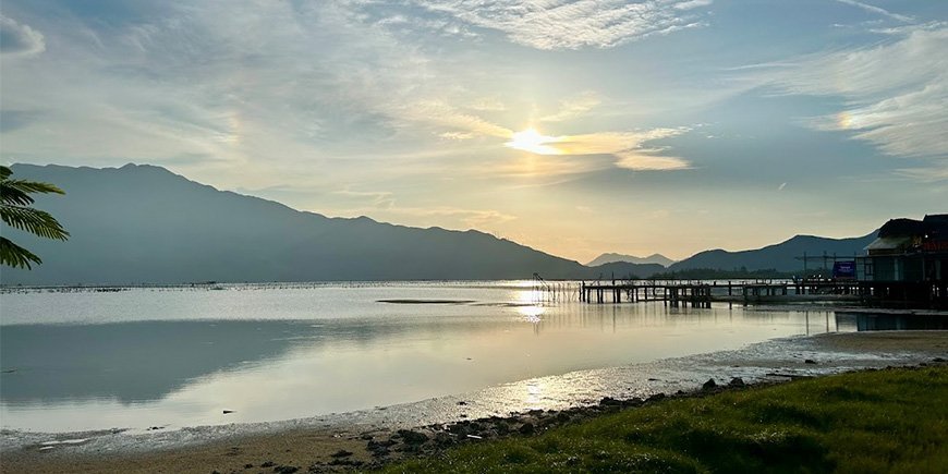 Lang Co-lagune in Vietnam